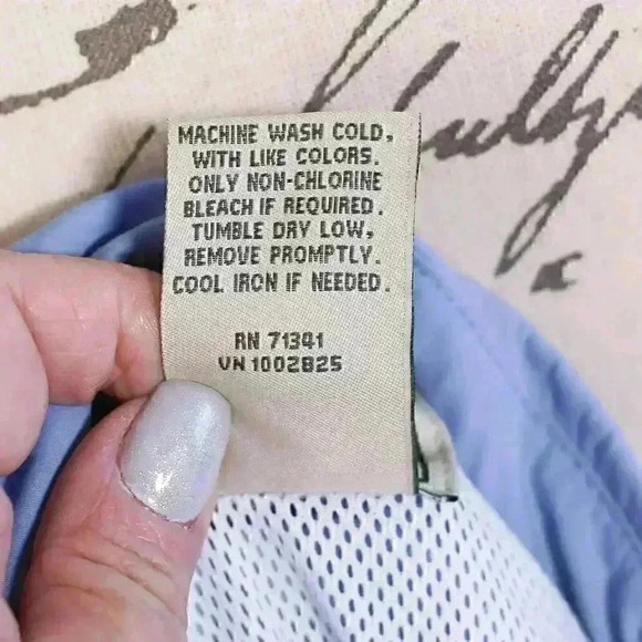 L.L Bean Short Sleeve Button Up Vented Fishing Shirt Men’s Blue Size XL Reg - Picture 13 of 13